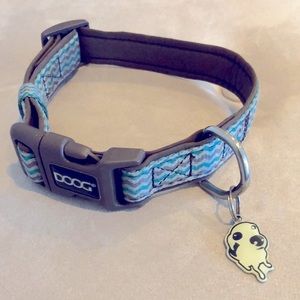 DOOG Benji Dog Collar Chevron, up to 17’’, NWOT